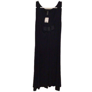 H&M Black Sleeveless Shift Dress with Bow Women’s Size 6 NWT New Cocktail